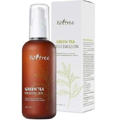 Isntree Green Tea Fresh Emulsion ефективна емулсия за мазна кожа